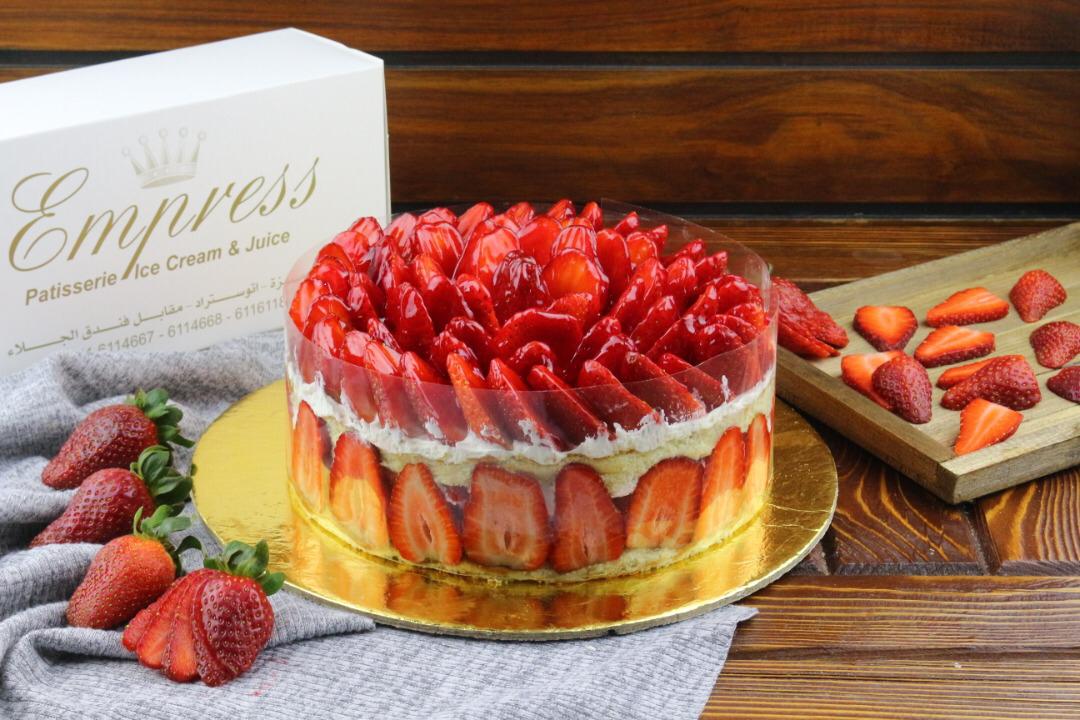 Empress strawberry royale cake